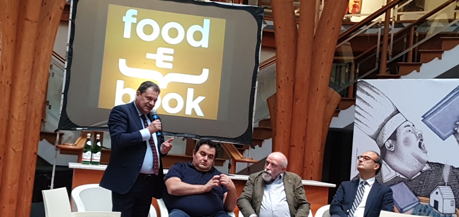 Il Presidente della RE.NA.I.A. Luigi Valentini al Food & Book di Montecatini.